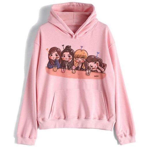 Blackpink cartoon Hoodie RE23