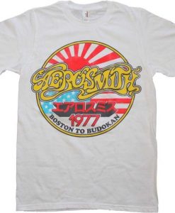 Boston to Budokan Aerosmith 1977 T-shirt RE23