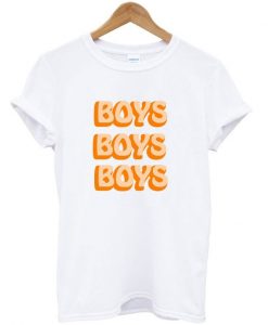 Boys Boys Boys White T shirt IGS