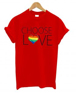 CHOOSE LOVE Red T shirt IGS