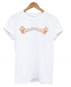 California Poppy White T shirt IGS