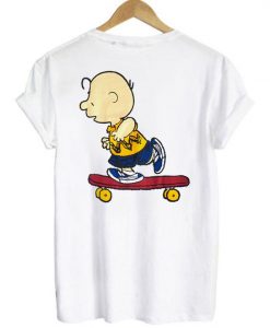 Charlie Brown Skateboard T shirt RE23