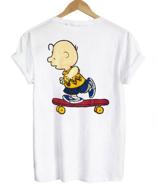 Charlie Brown Skateboard T shirt RE23