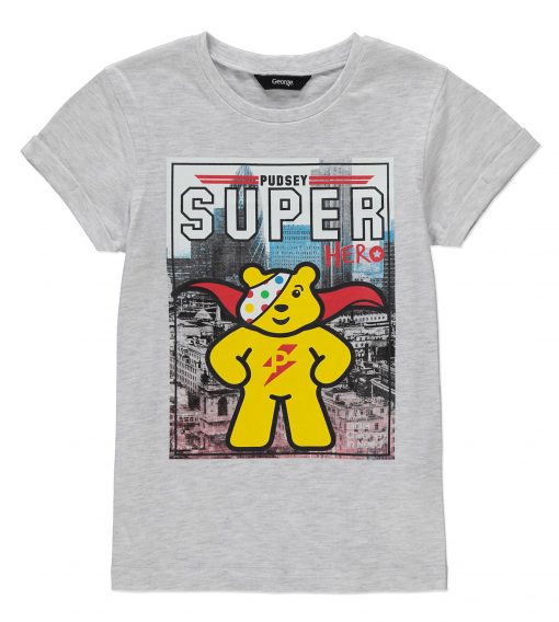 Children in Need Pudsey Super Hero T shirt IGS