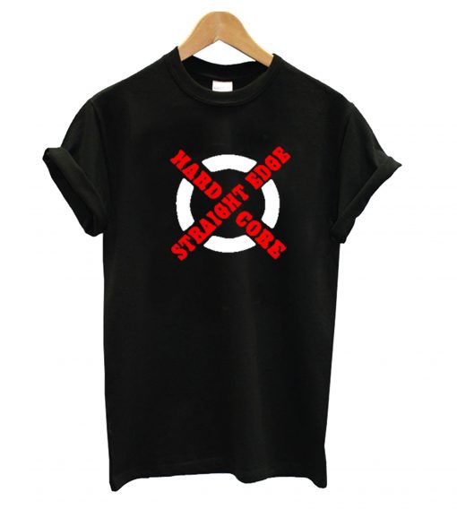 Cm Punk Straight Edge - Custom Heat Pressed Adult T shirt IGS