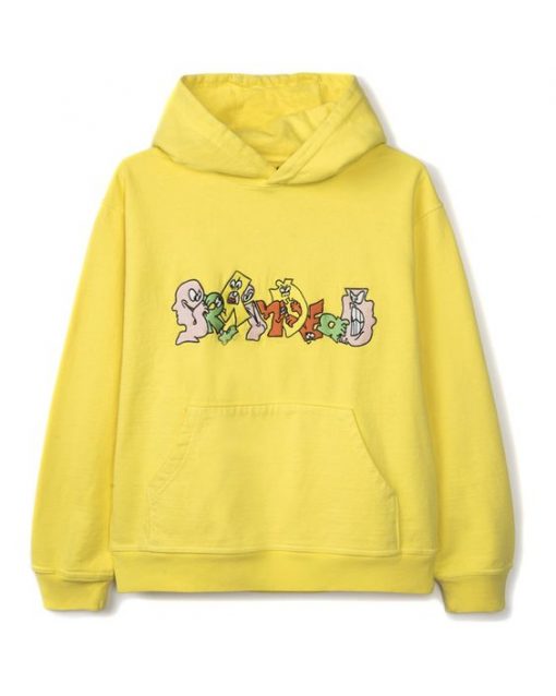 Embroidered Graffiti Hoodie RE23