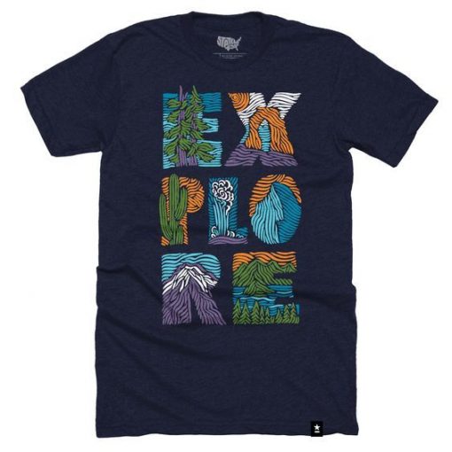 Explore National Parks T Shirt RE23