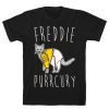 Freddie Purrcury Cat Parody T-shirt RE23