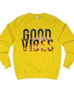 Good Vibes Printed Graphic Sweatshirt RE23