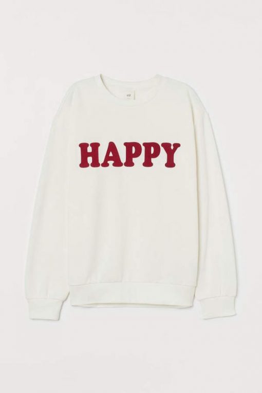 Happy Sweatshirt RE23