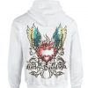 Harley Davidson  Embellished Winged Heart Hoodie IGS