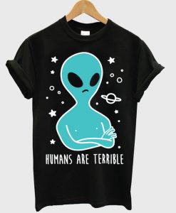 Humans Are Terrible black T-shirt IGS