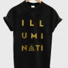 Illuminati font tshirt IGS