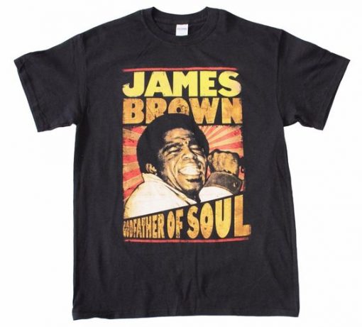 James Brown Godfather of Soul T-Shirt RE23