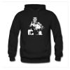Johnny Cash The Misfits Middle Finger Black Skull Hoodie RE23