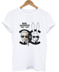 Karl Lagerfeld and Rabbit Graphic T-shirt RE23
