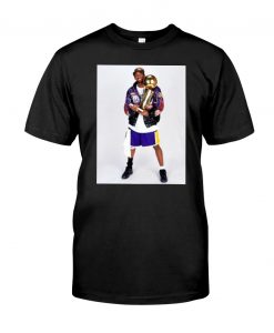 Kobe Bryant With Trophy T-shirt RE23