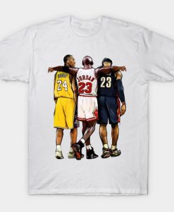 Kobe Bryant x Michael Jordan x Lebron James T-shirt RE23