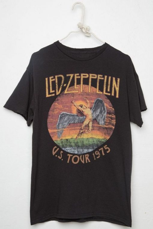 Led Zeppelin 1975 T-shirt RE23