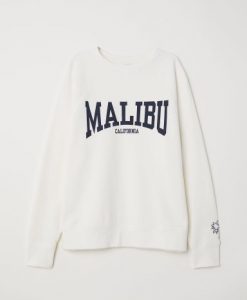 Malibu California Printed Sweatshirt RE23