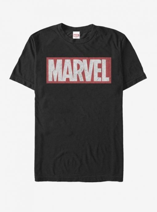 Marvel Classic Distressed Logo T-Shirt RE23