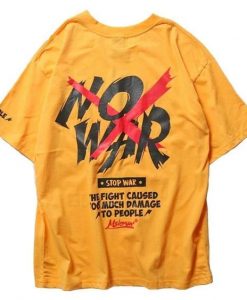 No War Print T-shirt RE23