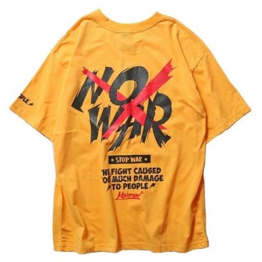No War Print T-shirt RE23