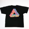 Palace neon print graphic T-shirt RE23