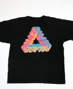 Palace neon print graphic T-shirt RE23