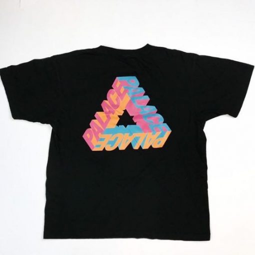 Palace neon print graphic T-shirt RE23