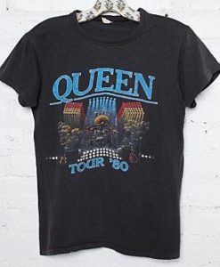 Queen band Tour 80 t shirt RE23