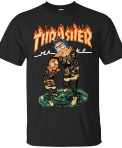 Rick Morty Thrasher Shirt RE23