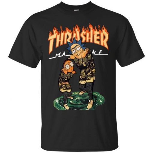 Rick Morty Thrasher Shirt RE23