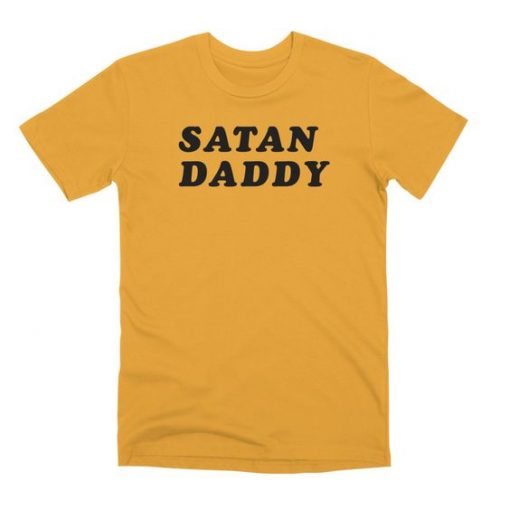 SATAN DADDY PRINTED T-SHIRT RE23