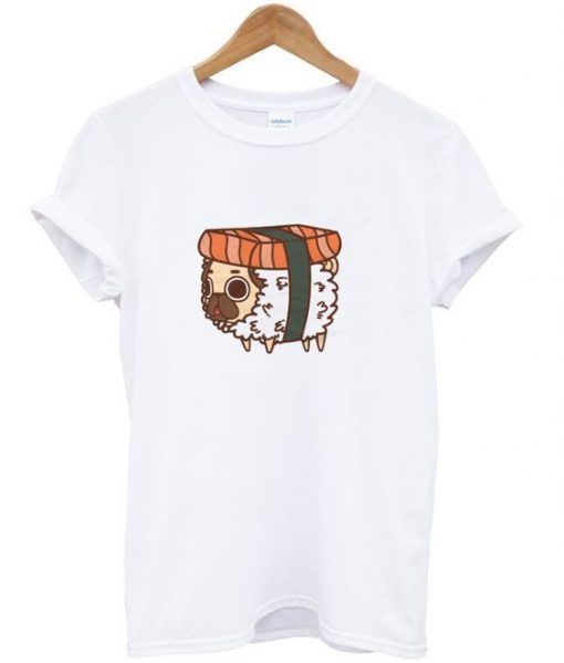 Salmon sushi Printed T-Shirt RE23