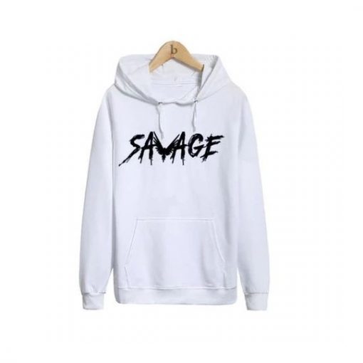 Savage printed Hoodie RE23