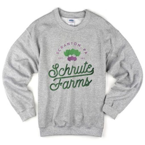 Scranion schrute farms sweatshirt RE23
