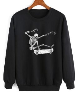 Skateboarding Skeleton Sweatshirt RE23