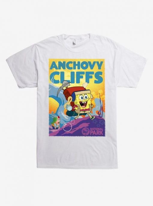 SpongeBob Anchovy Cliffs T-Shirt RE23