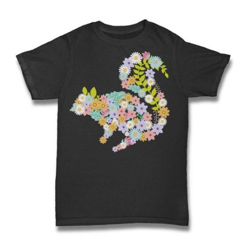 Squirrel Flower Tshirt RE23