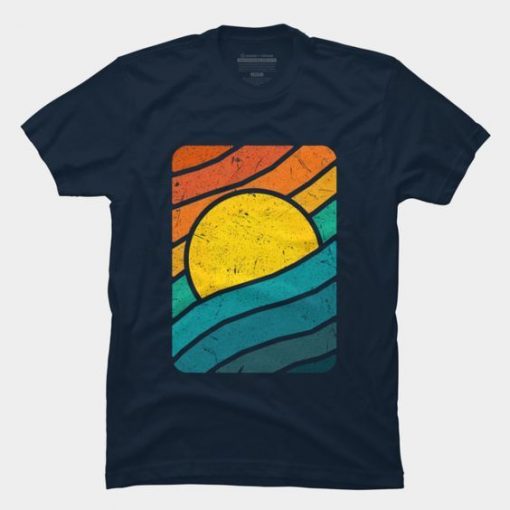 Sunset By The Sea T-Shirt RE23