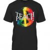 Teach Peace Love T-shirt RE23
