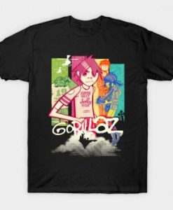 The Gorillaz crew T-shirt RE23