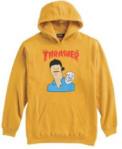 Thrasher Gonz Cover Best Yellow Hoodie RE23