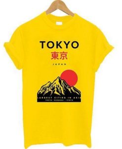 Tokyo Japan Mountain Fuji T-shirt RE23