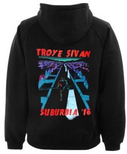 Troye Sivan Suburbia '16 Hoodie Back RE23