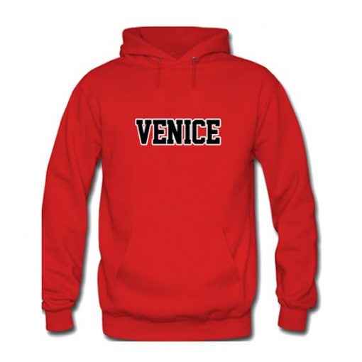 Venice red hoodie RE23