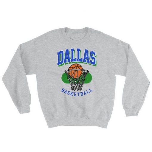 Vintage Dallas Basketball Sweatshirt RE23