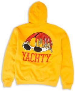 Yachty Yellow Back Hoodie RE23