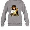 Yello Funny Talking Monkey On Banana Phone T Shirt Sweatshirt RE23